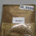 Gold Handcraft Pintuck Center, Sparkle Glitter Sequin Border Christmas Tree Skirt Xmas Tree Decoration -42inch