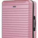 InUSA DEEP Luggage with GEL Handle | Spacious Traveling Suitcases, Travel Suitcase with Dual Spinner Wheels and Studs | 28 Inch Large Hardside Luggage | Rose Gold