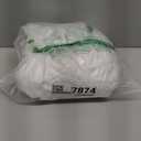 Pleated Three Sides Fabrics Wrap Around Style Egyptian Cotton Elastic 17 inch Drop Dust Bed Skirt for Twin/Full,Queen,King Size Beds(Queen, White)