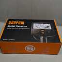 SUNPOW Metal Detector for Adults Professional - High Accuracy with 12" Waterproof Coil, 2x Backlit LCD Display, Advanced DSP Chip, 5 Modes, Adjustable Length (19"-59"), Sturdy Spiral Structure -OTMD14