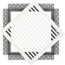 SilhouEase SE14 Magnetic Exhaust Fan Cover & Removable Return Vent, Flush Mount Panel for Ceilings & Walls, Moisture Resistant, Easy Access, Paintable, for Home & Commercial Use (14" x 14")