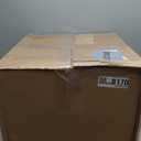 IRIS USA Airtight Dog Food Storage Container, WeatherPro, Up to 40 lbs, Removable Wheels, for Dog Cat Bird and Other Pet Food Storage Bin, Keep Fresh, Translucent Body, Made in USA, Smoke/Black