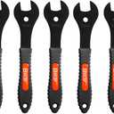 Bicycle Cone Wrench Set Tool (13, 14, 15, 16, 17, 18, 19mm), Bike Cone Spanner Set, Wheel Hub Axle Nut Install Remover (13-14-15-16-17-18-19mm)