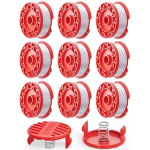 YWTESCH 11 Pcs CMZST0653 String Trimmer Line Spool 0.065" 30Ft Compatible with Craftsman Weed Wacker, Auto Feed Weed Eater String Head Replacement Parts for Craftsman Weed Whacker