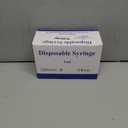 100 Pack 1ml Syringes with Needle - 27G 1/2 inch Disposable 1cc Luer Lock Syringe for Scientific Lab Use, Sterile Individually Wrapped