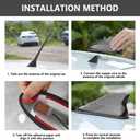 Car Shark Fin Antenna Cover - Fashionable Shark Antenna for Car Decorations,Water Resistant Antennas Cover Replacement Automotive Exterior Accessories for Cars/Hatchback