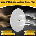 505 High Airflow Bathroom Fan for Ceiling 8 Inch Fan with Powerful 200 CFM, Bathroom Exhaust Fan, Kitchen Exhaust Fan, Household Ventilation Fans