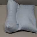 vocheer 3-in-1 Detachable Buckwheat Hull Pillow, Adjustable Neck Pillows for Pain Relief, Ergonomic Cervical Support Pillow, Multifunctional Pillows for Back and Side Sleepers in Bed Or at the Office, Blue