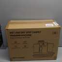 Portable Spot Cleaner Machine for Carpet and Upholstery - 18Kpa Carpet Cleaner with Dual BrushHeads, Easy Move, Cleaning Machine for Furniture, Couch, Stairs, Car and Pet Stain, White