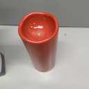 Homemory 4"x10" Burgundy Flameless Candles, Red Candles, Outdoor Waterproof Flameless Candles with Remote and Timers, Battery Operated LED Pillar Candles, Christmas Decor, Won't Melt Plastic, Set of 2