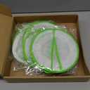 Sherr 6 Pcs Mini Butterfly Habitat Cage Clear Mesh Butterfly Net Cage Container Foldable Terrarium, 6.3x7.1inch