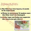 Window Privacy Film, Decorative Glass Film, Non-Adhesive Static Cling (Gorgeous Colors, 23.6"X157.4")