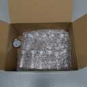 Weysat 36 Pcs 10ml Small Glass Bottle Keychain Bulk Mini Seasoning Bottles Keychain with Aluminum Lid Tiny Glass Wishing Jars Message Potion Bottles for DIY Wedding Favors Home Crafts Travel Gifts