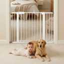 29.92-43.7" Baby Gate for Stairs & Doorways Pressure Mounted Auto Close