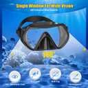 Snorkel Set, Snorkel mask 180 Panoramic Wide View, Anti-Fog Scuba Diving Gear, Professional Snorkeling Gear for Free Breathing,Swim, Diving, Anniversary Birthday Gifts for Women Mom Men Dad