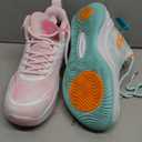 High Top Womens Mens Basketball Shoes Breathable Non Slip Outdoor Sneakers Comfortable Fashion Athletic Training Sport Shoes (Pink and Moon)