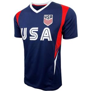 Icon Sports U.S. Soccer USMNT Adult Soccer Game Day Jersey-Inspired Shirt - Short Sleeve, XX-Large