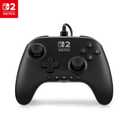PowerA Advantage Wired Controller for Nintendo Switch 2 - Black, Officially Licensed, Hall Effects, Mappable Buttons, Pro Controller, C Button, On-board Audio Controls