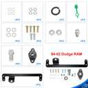 Steering Gear Box Stabilizer Compatible with 2003-2008 Dodge RAM 2500/3500 Four Wheel Drive 4WD 4x4 ONLY