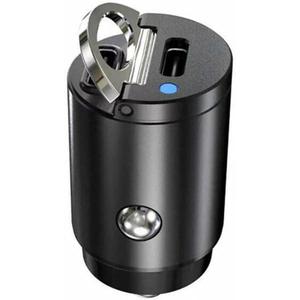 Mini 12V 24V Car Charger Type C QC 3.0 4.0 PD 3.0 22.5W Charger Phone Car Fast Lighter Socket Cigarette USB VL131 3 Chargin I5S2 - (A, Color Name: 1pc)