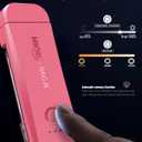 HIONXMGA Book Reading Light,Silent Touch Lamp for in Bed,Rechargeable Clip on Booklight with 3 Amber Colors & Precise Dimming Night Reading,Best Gift Lovers,Kids,Pink,(SD-10)