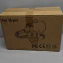 Pet Dryer, 5.2HP/3800W Pet Grooming with Adjustable Speed and Temperature Control Dog Blow Dryer, Pet Hair Dryer with 3 Nozzle (Black-1)