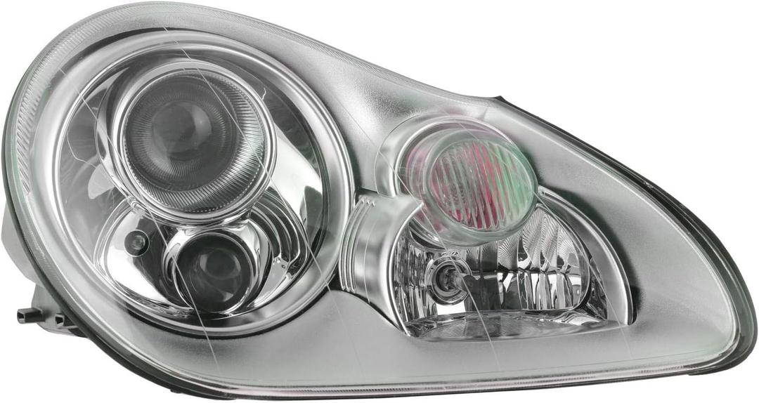 Valeo 46661 Passenger Side Xenon Headlight Assembly Compatible with Select Porsche Cayenne Models, 2003-2006