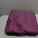 puredown Soft Feather Down Throw Blanket Lightweight Packable Couch Throw for Indoor and Outdoor Use, Throw 50"X70", Purple