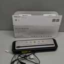 MEGAWISE 2025 Powerful Vacuum Sealer Machine | Compact Design | One-Touch Automatic | Seal in 10-20 Seconds | Dry, Moist, Wet, and Cold Modes | With 10 Vacuum Bags & Built-in Cutter (Grey) (16.14 x 5.59 x 4.02 inches)