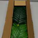 2PCS Artificial Palm Plant 30" Fake Tropical Areca Palm Leaves Bushes Tree Leaf Large Faux Greenery Stem Shrubs for Indoor Outdoor Home Garden Arrangement Jungle Safari Wedding Party Decor, 12 Leaves