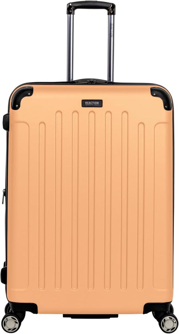 Kenneth Cole REACTION Renegade Luggage Expandable 8-Wheel Spinner Lightweight Hardside Suitcase, Dreamsicle, 28-Inch Checked, Dreamsicle 