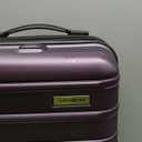 Samsonite Omni 2 International Carry-On Luggage with 360 Spinner Wheels - Scratch Resistant Hardshell - TSA, Airline-Approved - Expandable Polycarbonate Shell for Lightweight Travel - Purple