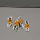 Length Cable, 3,5 Ft, Audio Cable , White, 4 pcs