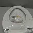 Elongated Toilet Seat 18.5" - Soft Close, Durable PP Toilet Seat, Easy Installation & Removal, Fits Most Toilet Bowls