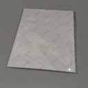 Methdic 2.5" Diameter High Visibility Printable Round Labels，Matte White，360 Customizable Blank Stickers