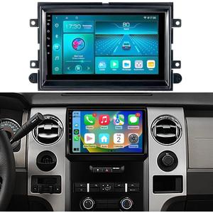 4G+64G 7'' Android 13 Car Stereo for Ford F150 2004 2005 2006 2007 2008 2009 2010 2011 2012 2013 2014 Touch Screen W/Wireless Carplay Android Auto Support GPS Bluetooth WiFi FM RDS DSP Camera MIC