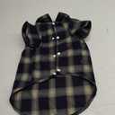 Koneseve Dog Shirt, Pet Plaid Clothes Shirt T-Shirt, Sweater Bottoming Shirt for Small Dog Cat Puppy Grid Adorable Wearing Stylish Cozy Halloween,Christmas Costumes (Blue;3XL) (3XL-(26~38lb)-Chest~26.8")