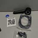 FEELSO Filtered Shower Head with Handheld, High Pressure 4 Spray Showerhead with Filters & Upgraded Anti-clog Nozzles for Hard Water -Remove Chlorine, Reduce Dry Itchy Skin -ON/OFF Switch for Pet Bath (Black)