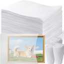 12"X 16" Packing Foam Pouches, 100 Pack Large Cushion Foam Pouches, Moving Cushion Wrap Pouch Protect Cups, crafts and Dishes- Ideal Packing Cushioning Bags for Moving, Packaging, Storage