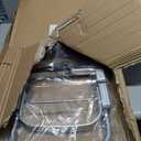 LEADALLWAY Hand Truck Aluminum Foldable Hand Cart with 6" Wheels 220 lbs Capacity