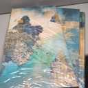 Pogusmavi Canvas Wall Art for Living Room - World Map Wall Decor - Large Wall Art for Bedroom - Office Artwork - Map Wall Art 16"x32" 3 Piece Canvas Wall Art