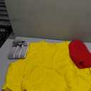 4pcs Men's Movie Yellow Tank Fancy Kit Halloween Adult Costume and Props (XL)