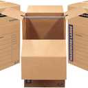 Bankers Box 3-Pack Tall Wardrobe Moving Boxes, 24" x 24" x 40"
