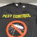 Pest Control Funny Halloween Costume Exterminator Tee T-Shirt (L, Black)