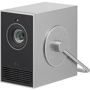 LG CineBeam Q HU710PB 4K Smart Portable Projector with Auto Screen Adjustment, Auto Focus, RGB Laser, Up to 154% DCI-P3