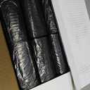 TYPLASTICS Trash Can Liner - Wholesale 1000 Count Black Garbage bags on Perforated Roll 7-10 Gallon Multipurpose for Office Bathrooms Business Home Commercial and Industrial Needs 24" x 24"
