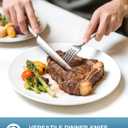 Stapava 20 Piece Silverware Set, Food-Grade Stainless Steel Flatware Sets for 4 Mirror Polished Cutlery Utensil Sets Include Dinner Knives Spoons and Forks Set Dishwasher Safe for Home Restaurant