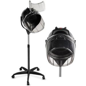 TASALON Professional Hooded Bonnet Hair Dryer Stand with Adjustable Timer, Rolling Wheels - Portable Floor Standing Dryer for Home Salon & Beauty Spa Equipment