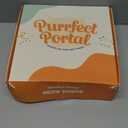 Purrfect Portal Meow Manor Cat Door Interior Door - No-Flap, Fits Cats Up to 20 lbs, Easy DIY Setup, No Training Needed (Paper White)