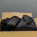 Outdoor Chair Cushions Set of 2: Waterproof & Fade Resistant Deep Seat Cushion for Patio Furniture - 24 x 24 x 3 Inch Chair Pads with Ties and Hidden Zipper - Patio Chair Cushion Replacement, Black